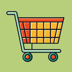 shopping cart vector