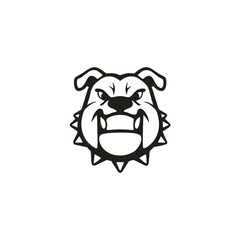Bold and Strong Bulldog Vector Emblem
