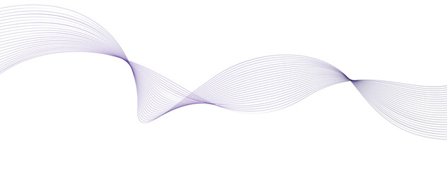  Blue abstract curve wave flow, vector abstract design element