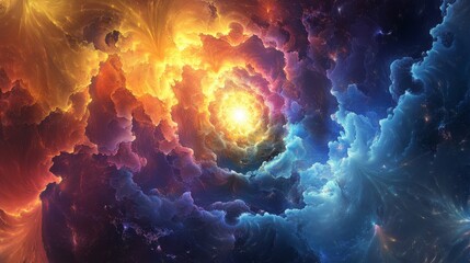 Fototapeta premium fractal realms art concept