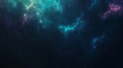 Fototapeta premium Galaxy Background, with Stars and colorful Nebula Clouds. Outer Space Astronomy image showing an Interstellar Celestial view of the Cosmos 