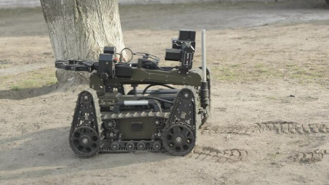 The sapper robot for remote explosive ordnance disposal