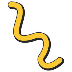 Fototapeta premium Wavy Line Illustration