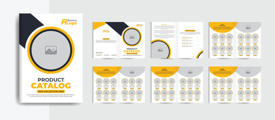 Editable Fashion Product Catalog Design