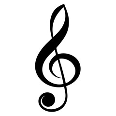 musical notes on a white background