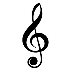 musical notes on a white background