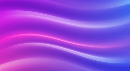 Obraz premium Dynamic Colorful Abstract Waves Background in Purple and Blue Tones