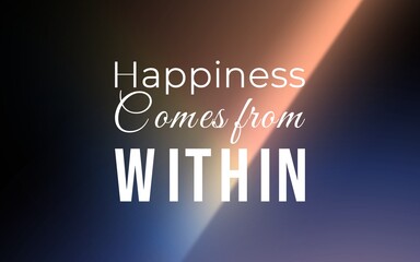 Fototapeta premium Happiness within embracing inner joy inspirational graphic design digital art abstract environment uplifting concept