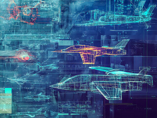 Futuristic Vehicle Blueprints