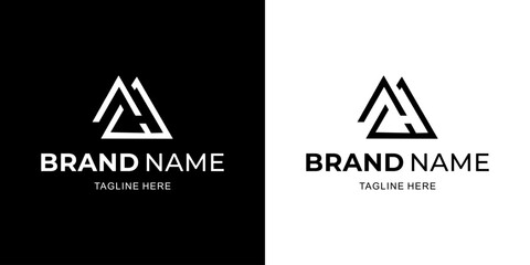 Creative Letter A Logo with Abstract, Illustration, Design Inspiration, Vector, Icon