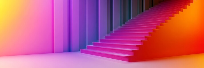Fototapeta premium 3d colors gradient for ads 