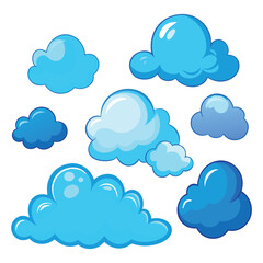 Obraz premium blue sky with clouds