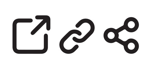 Social Media Share Icon, share Button Vector, share Symbol, sharing Icon Set, share Sign,communication Share Icon. vector illustration eps 10.