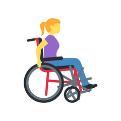 Fototapeta premium Person in Wheelchair