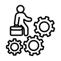 Icon Hiring Vector Design