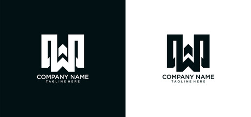 Vector Logo Letter W