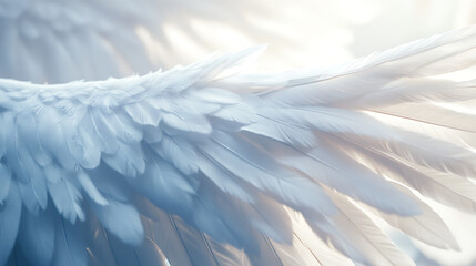 "Pure White Angel Wings Isolated on Transparent Background – Ethereal and Divine Feathered Wings"

