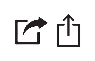 Share Icon set. social media share button, web sharing Symbol, vector illustration eps 10.