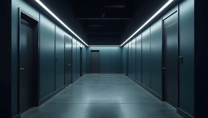 Obraz premium corridor in a modern building