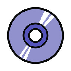 Illustration of a CD Disc design