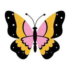 Colorful Butterfly design Illustration