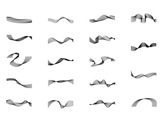 Abstract Wavy Line Element Set