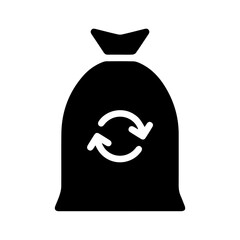 Garbage glyph icon
