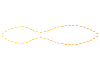 黄色の横長見出しフレーム