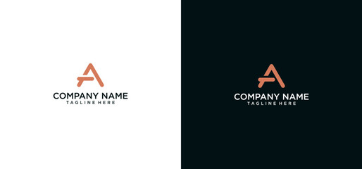  initial Letter A logo Icon  Initial Logo Template