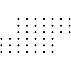 Arrow Dots Black Halftone Vector Illustration