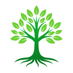 green tree vector