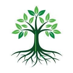 green tree vector
