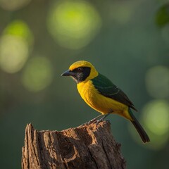 Fototapeta premium blue tit on branch