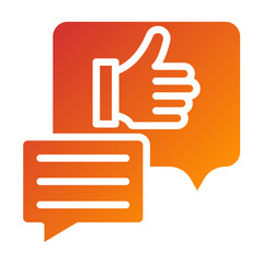 Vector Design Feedback Icon Style