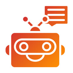 Vector Design Chatbot Icon Style