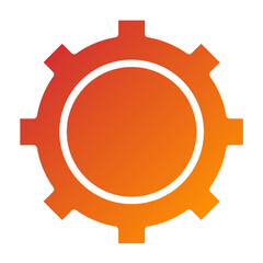 Vector Design Gear Icon Style