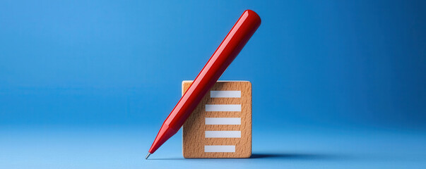 Minimalist flat design of an internal policy review checklist, with icons representing steps like drafting, review, and final approval