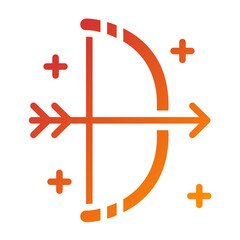 Cupid's Arrow Vector Design Icon Style