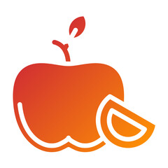 Apple Vector Design Icon Style