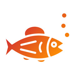 Salmon Vector Design Icon Style