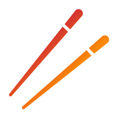 Vector Design Chopsticks Icon Style