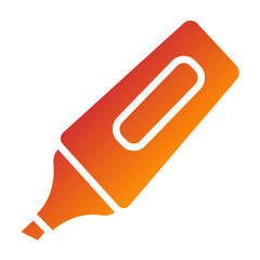 Vector Design Highlighter Icon Style