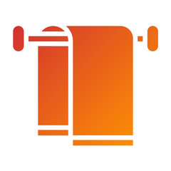 Vector Design Towel Rack Icon Style