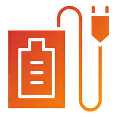 Vector Design Camera Battery Icon Style