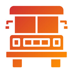 Vector Design Prison Bus Icon Style