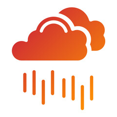 Vector Design Rainy Icon Style