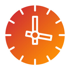 Vector Design Clock Icon Style