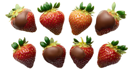 Exquisite Chocolate-Dipped Strawberries: A Decadent Delight of Sweetness and Freshness, Perfect for Romantic Gestures and Gourmet Indulgence