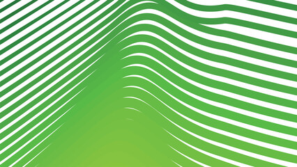 Green Stripes Line Pattern Abstract Background. Modern Stylish Backdrop. Trendy Seamless Design. Elegant Wavy Texture. Minimalist Digital Wallpaper. Smooth Flowing Aesthetic. Geometric Creative