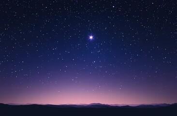 Fototapeta premium Cosmonautics day. abstract vector backgrounds of night sky with stars and nebulae in purple and blue gradients, glowing neon effects, and cosmic designs for space-themed banners, posters, and greeting